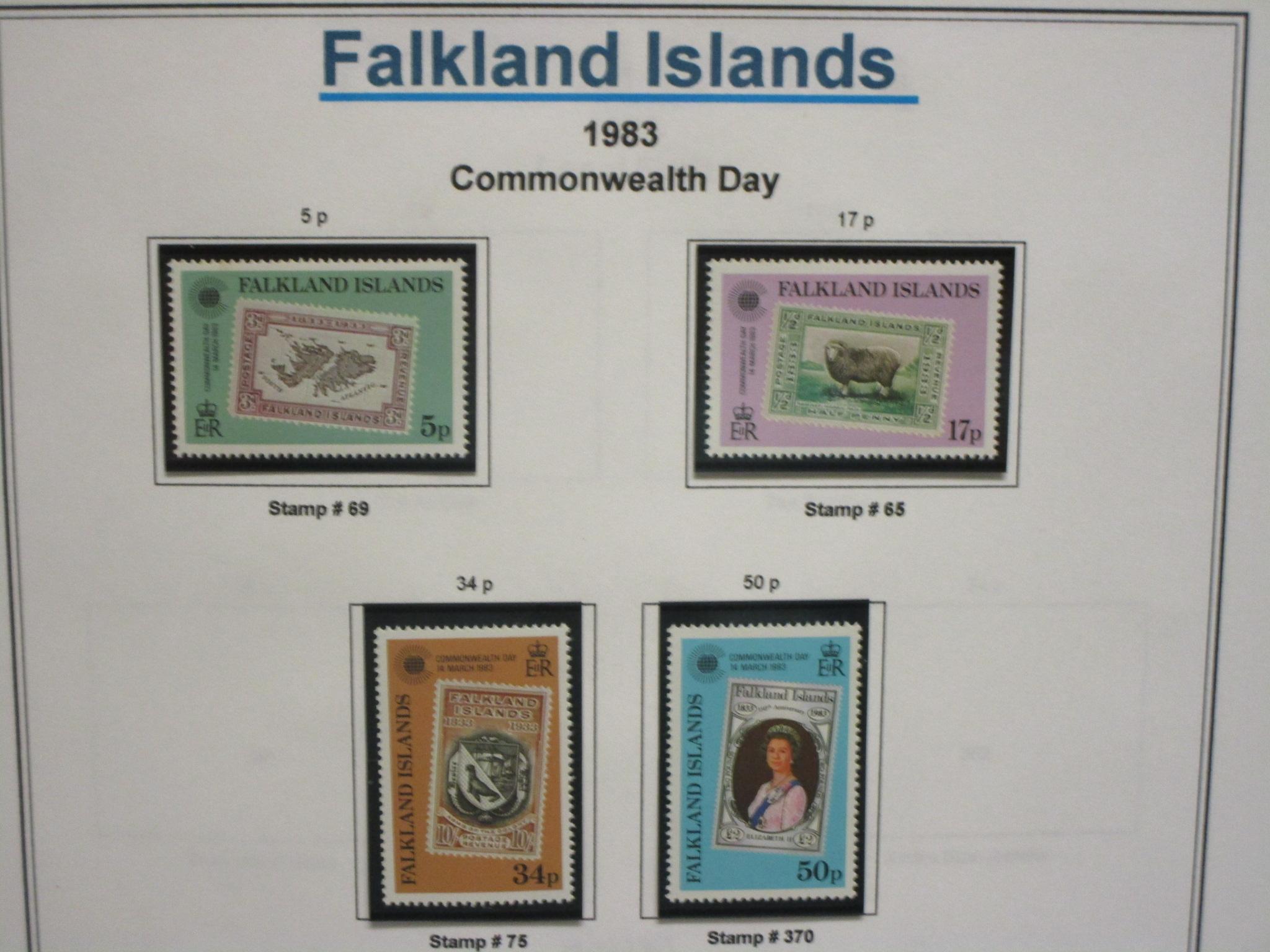 BRITISH SOUTH ATLANTIC ISSUES FALKLAND ISLANDS HELENA, BRITISH ANTARTICA