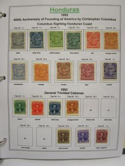 LOT OF CENTRAL AMERICAN OVERPRINTS AND SURCHARGES MINT & USED