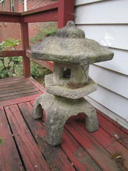 Concrete Pagoda - 3 pcs.  Approx.. 22 1/2"