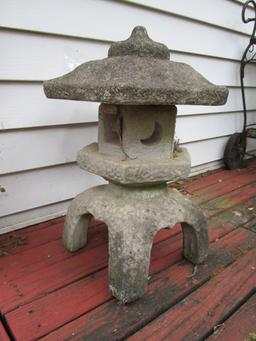 Concrete Pagoda - 3 pcs.  Approx.. 22 1/2"