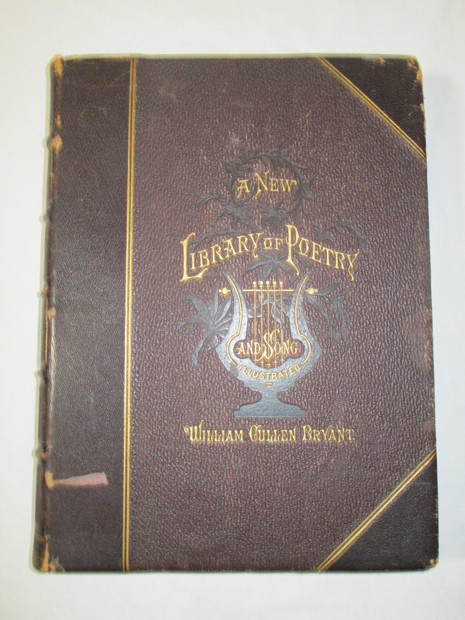 Vintage Book Edited by William Cullen Bryant - A New Library of Poetry & Song