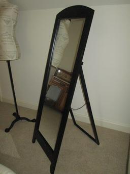 Self Standing Mirror in Black Frame -  Few nicks