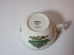 Spode "Christmas Tree" - Individual Stacking Tea Pot & Cup