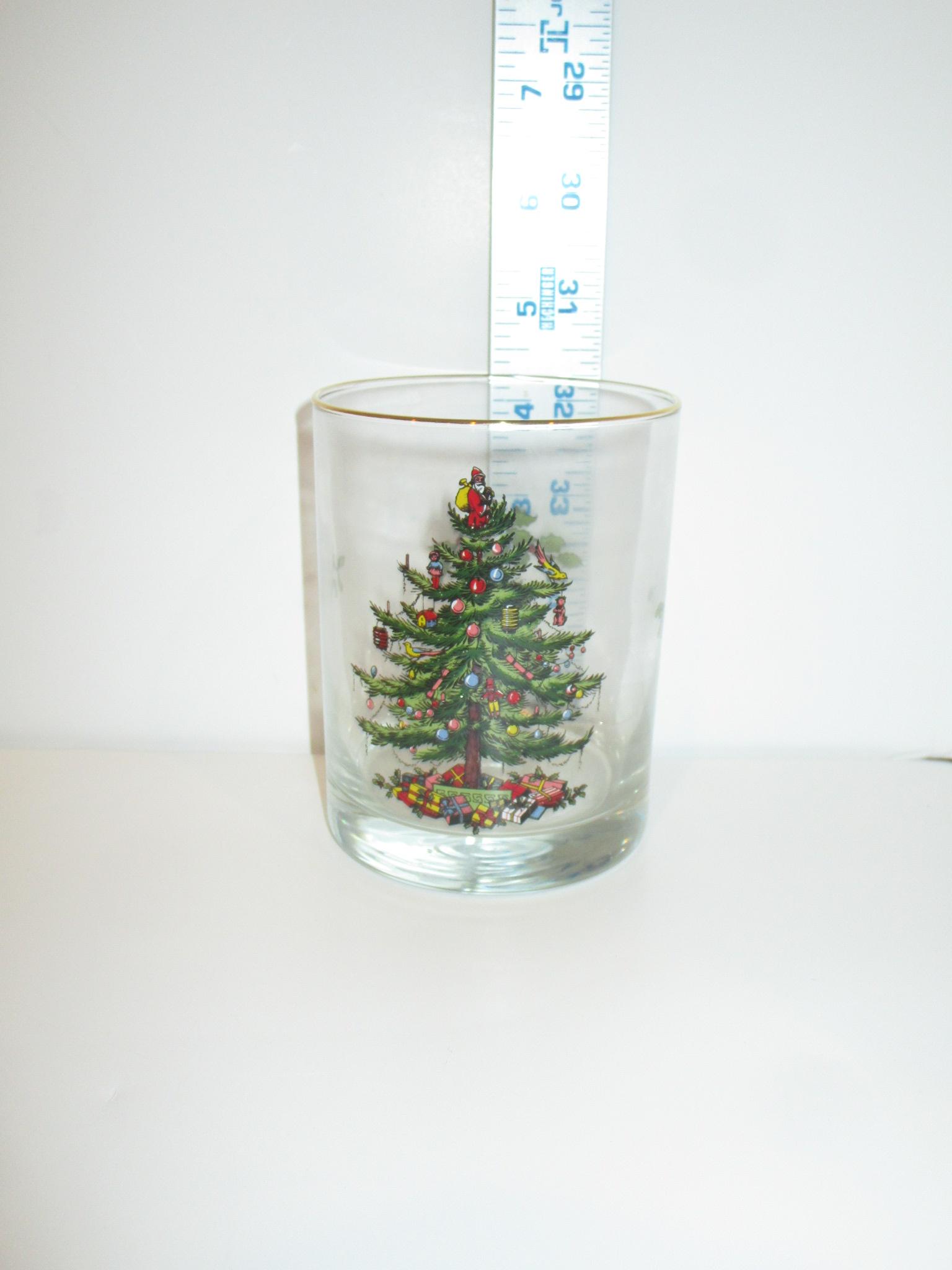 Spode "Christmas Tree" - Set of 4 Double Old Fashioneds