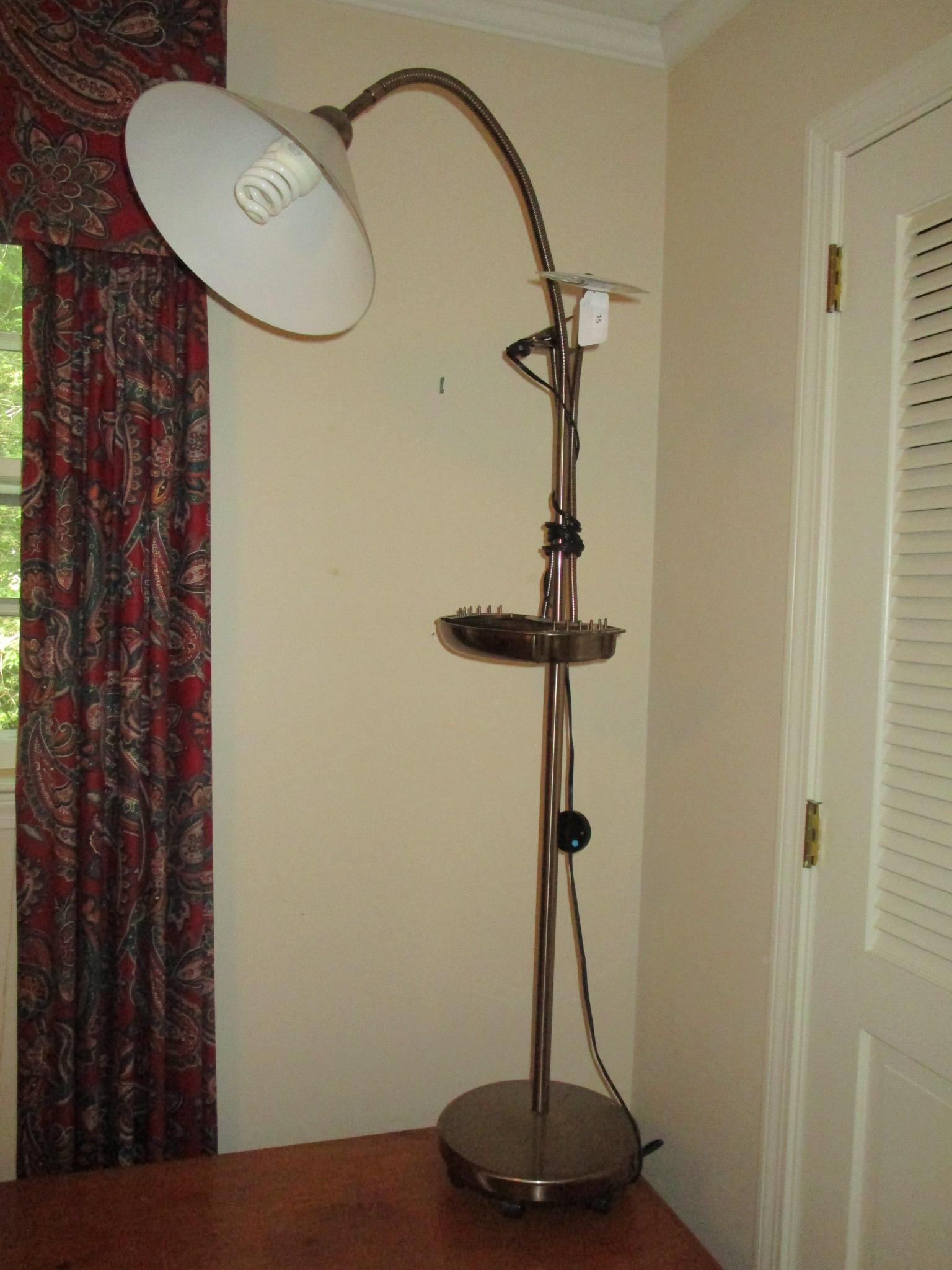 Sewing/Magnifier Floor Lamp    57 1/2" T  Approx.