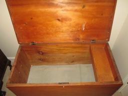 Pine Blanket Chest - One Board , Top & Sides   21 1/2" T x 37 1/2" W x 18 1/2 D