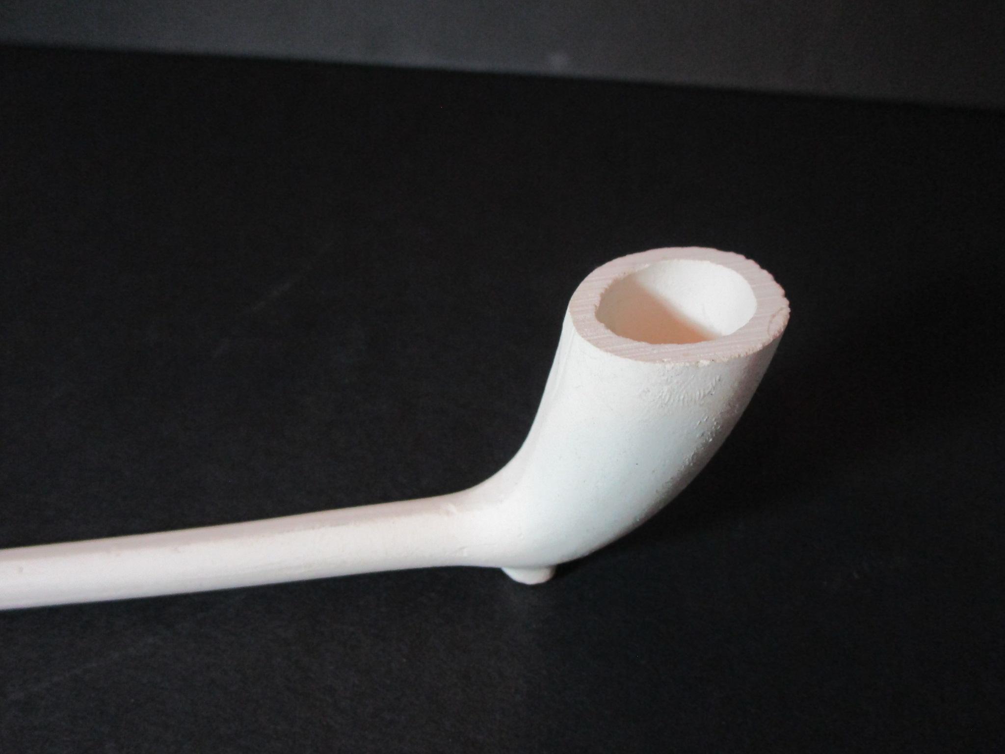 Clay Native American Ceremonial Pipe