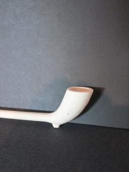 Clay Native American Ceremonial Pipe