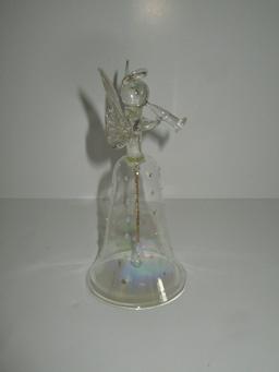 Crystal Angel Bell - Dainty  5 1/2"