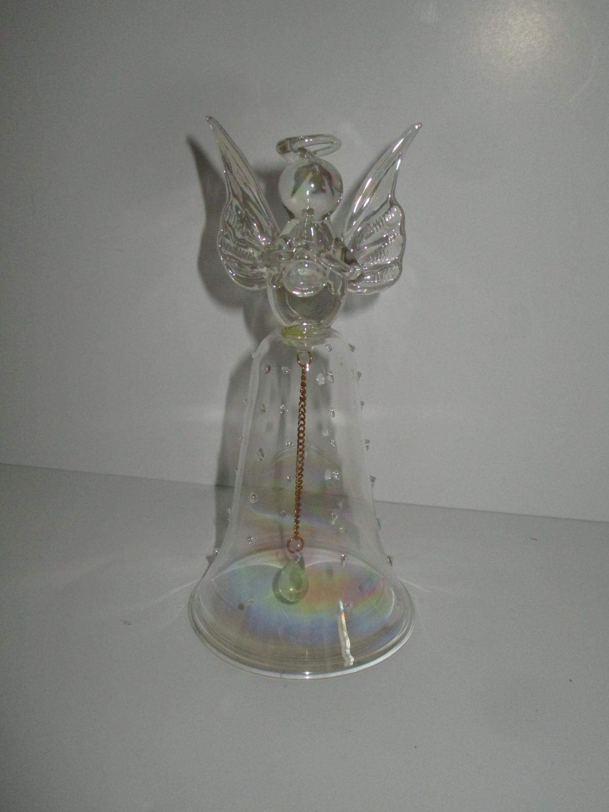 Crystal Angel Bell - Dainty  5 1/2"