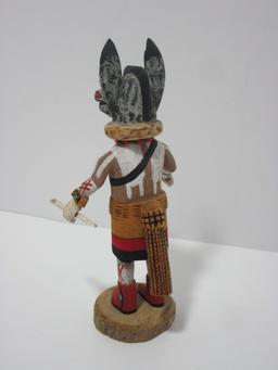 Kachina Doll - Donkey by Roxie Pela - Hopi   Approx. 7 5/8".  Item in right hand