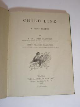 Lot - Vintage Books & Other.  Stories of New Jersey by Stockton © 1896, Child Life A