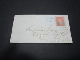 Scott 65 - Post Civil War Cover & Letter Dated November 25, 1867