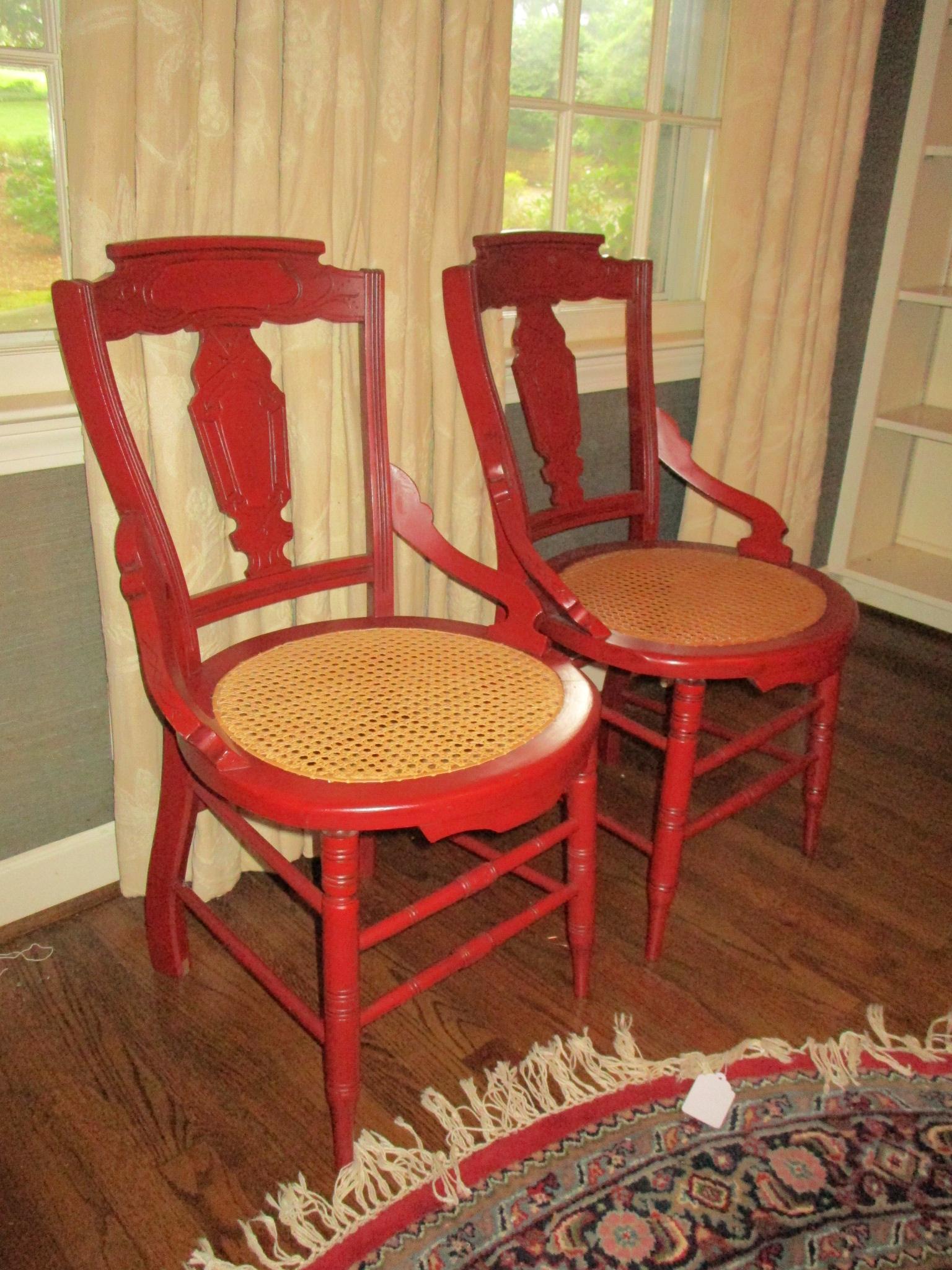 Pair Eastlake Side Chairs