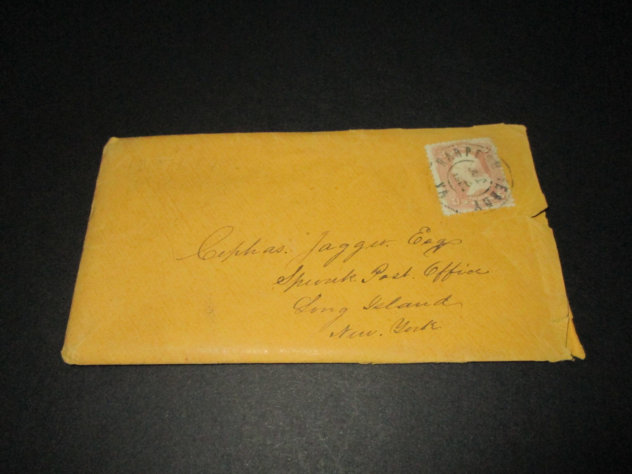 Scott 64 - Letter Postmarked Harpers Ferry, VA October 11, 1864.