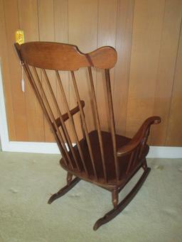 Mahogany Spindle Back Rocker