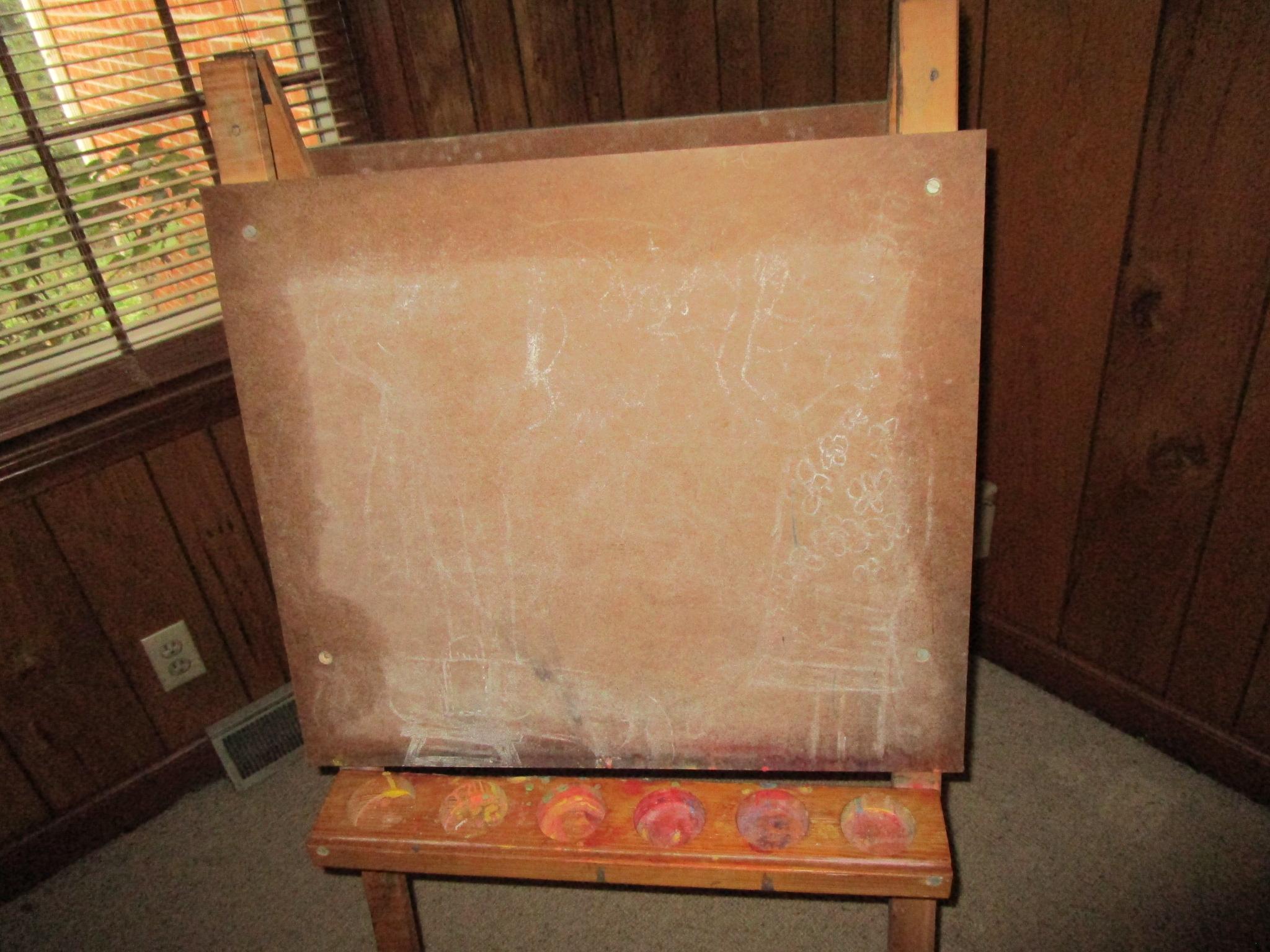 A Frame Wooden Art Easel - Used condition