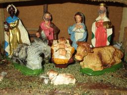 Nativity Set - 9 1/2" Approx.