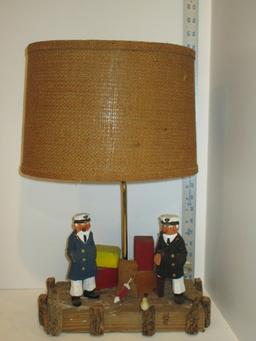 Decorative Sea Captain Design Lamp 19"