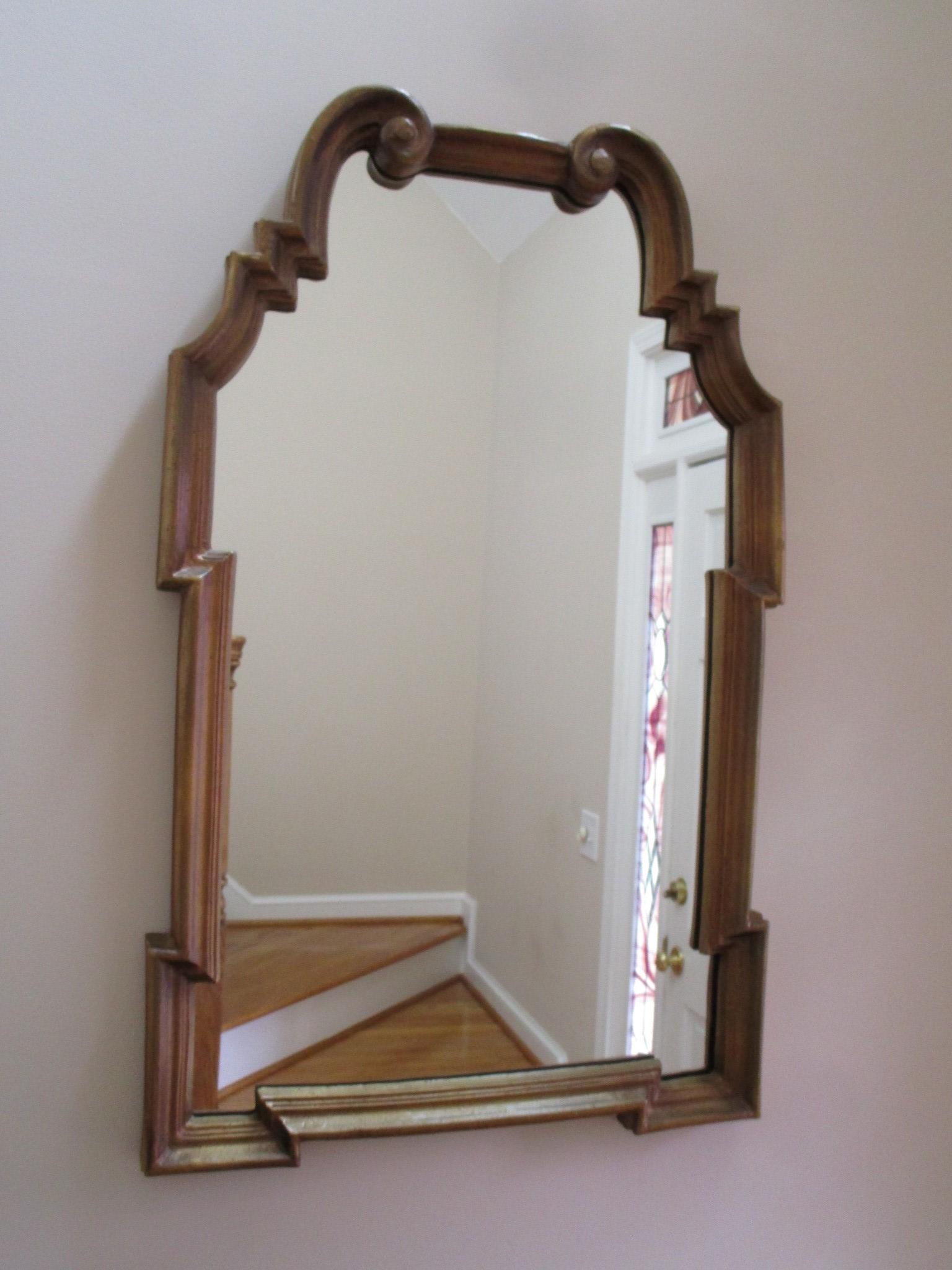 Decorative Wall Mirror w/ Gilt Frame