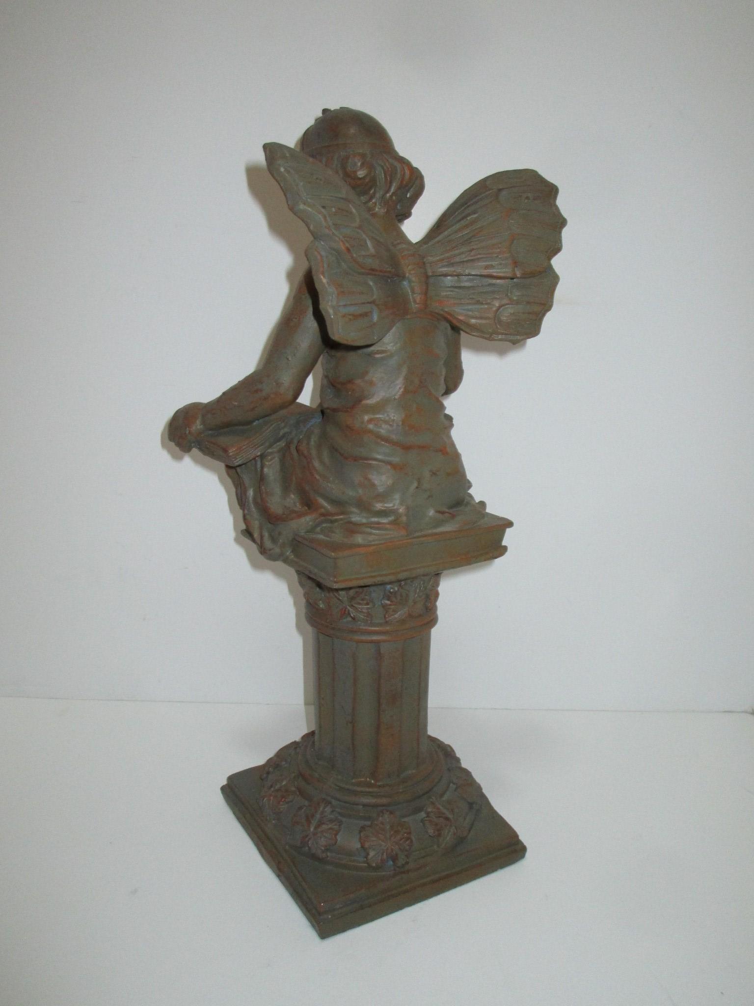 Resin Angel Figurine - 15.5" Tall