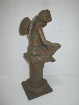 Resin Angel Figurine - 15.5" Tall