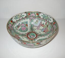 10" Rose Medallion Semi Porcelain Bowl