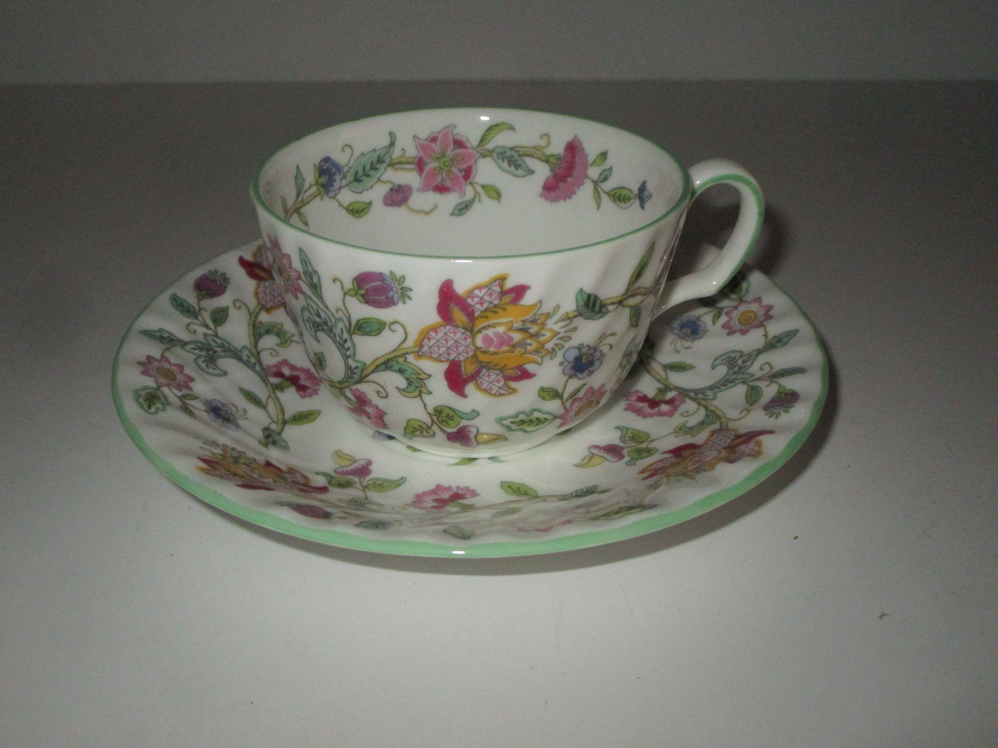 Minton "Haddon Hall" English Bone China Cup & Saucer