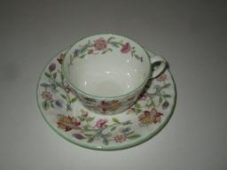 Minton "Haddon Hall" English Bone China Cup & Saucer