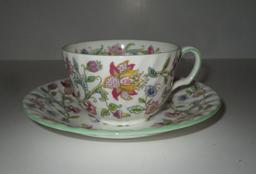 Minton "Haddon Hall" English Bone China Cup & Saucer