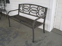 Metal Park Bench