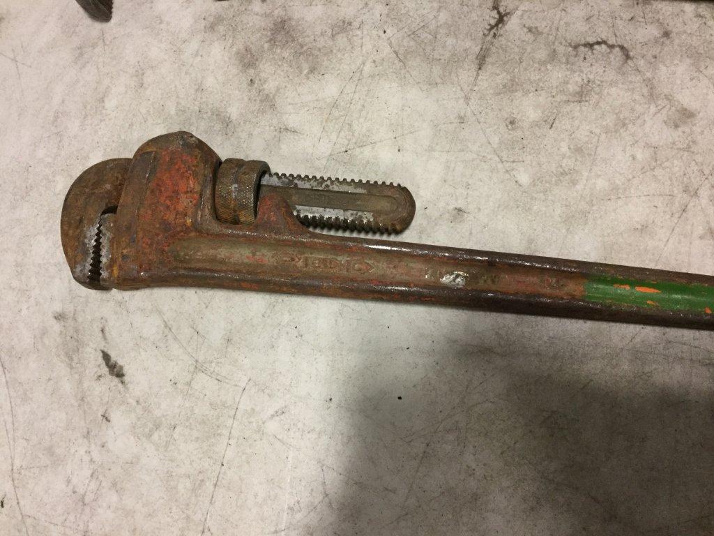 Ridgid Pipe Wrenches, Qty. 4