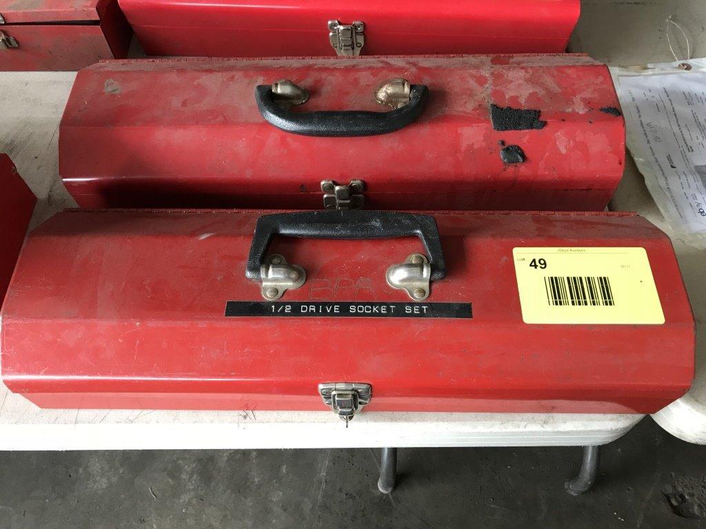 1/2" Drive Socket Sets, Qty 2