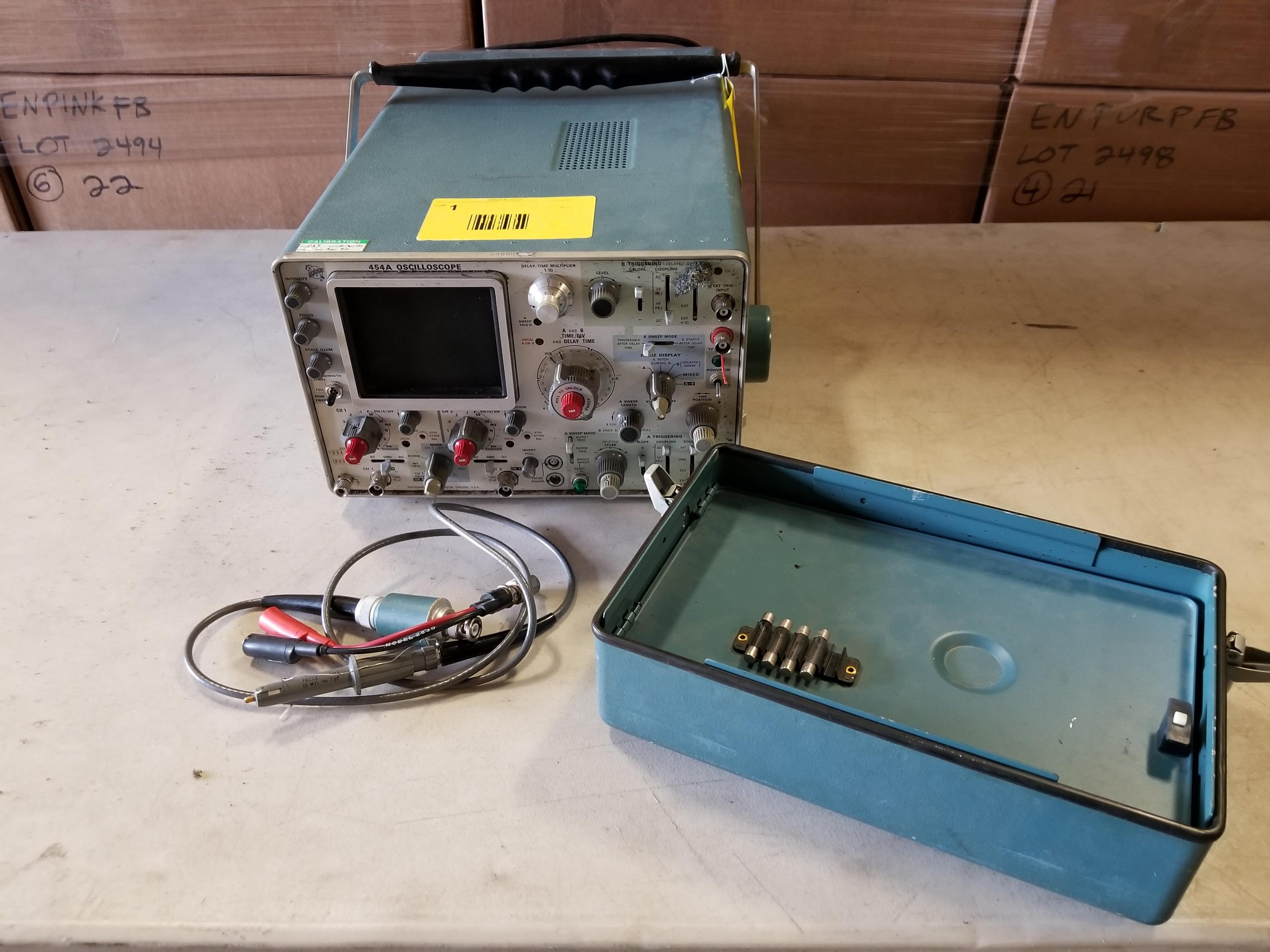 Tektronix 454A Oscilloscope