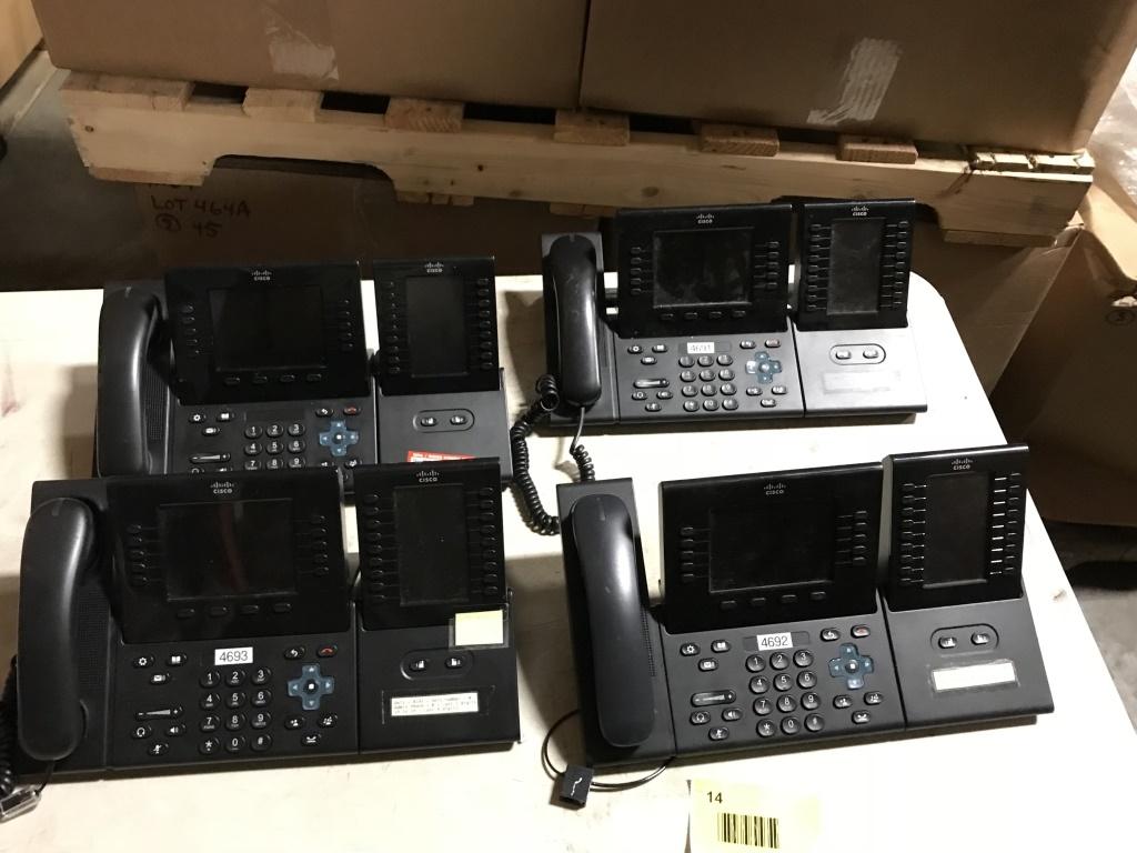 Cisco CP8961 VOIP Phones, Qty 4