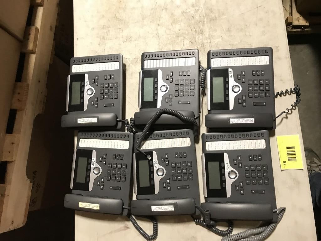 Cisco CP7861 VOIP Phones, Qty 6