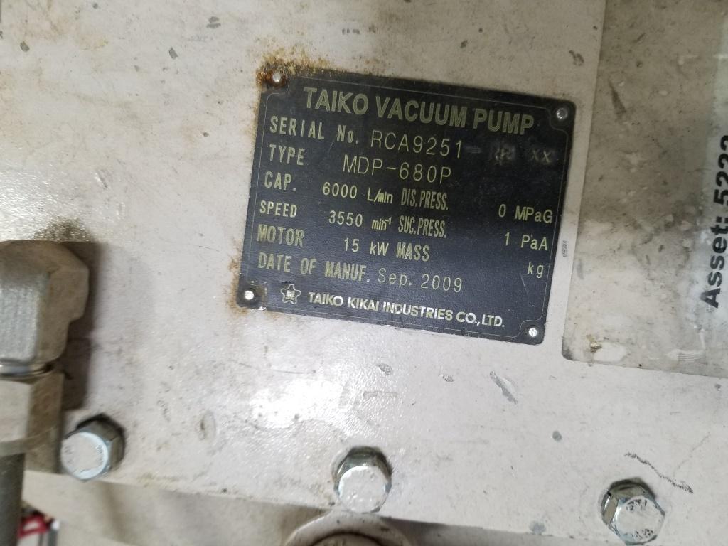 TAIKO MDP-680V Screw Type Vacuum Pump