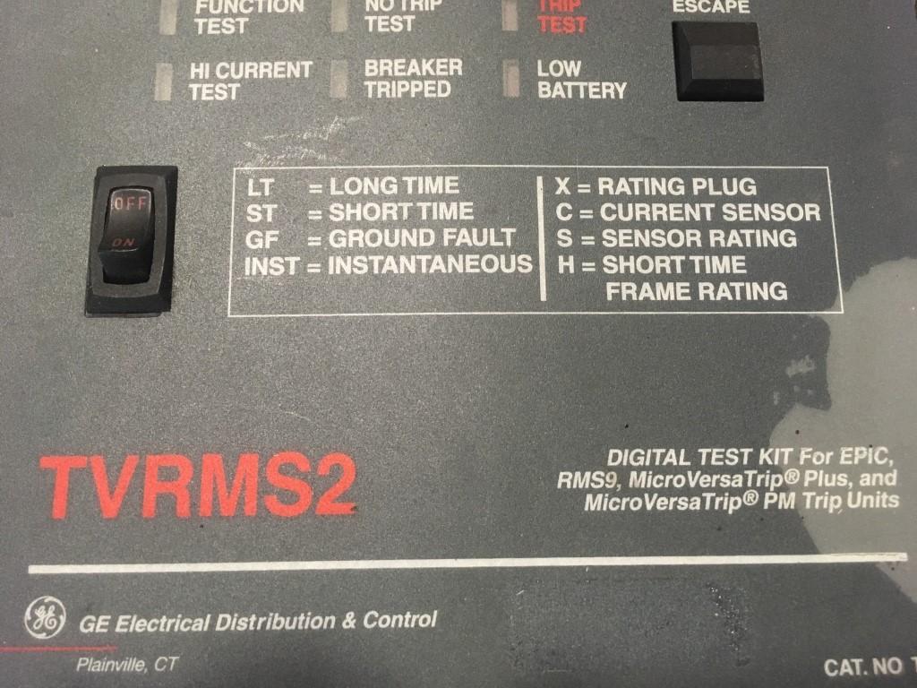 GE TVRMS2 Electrical & Control