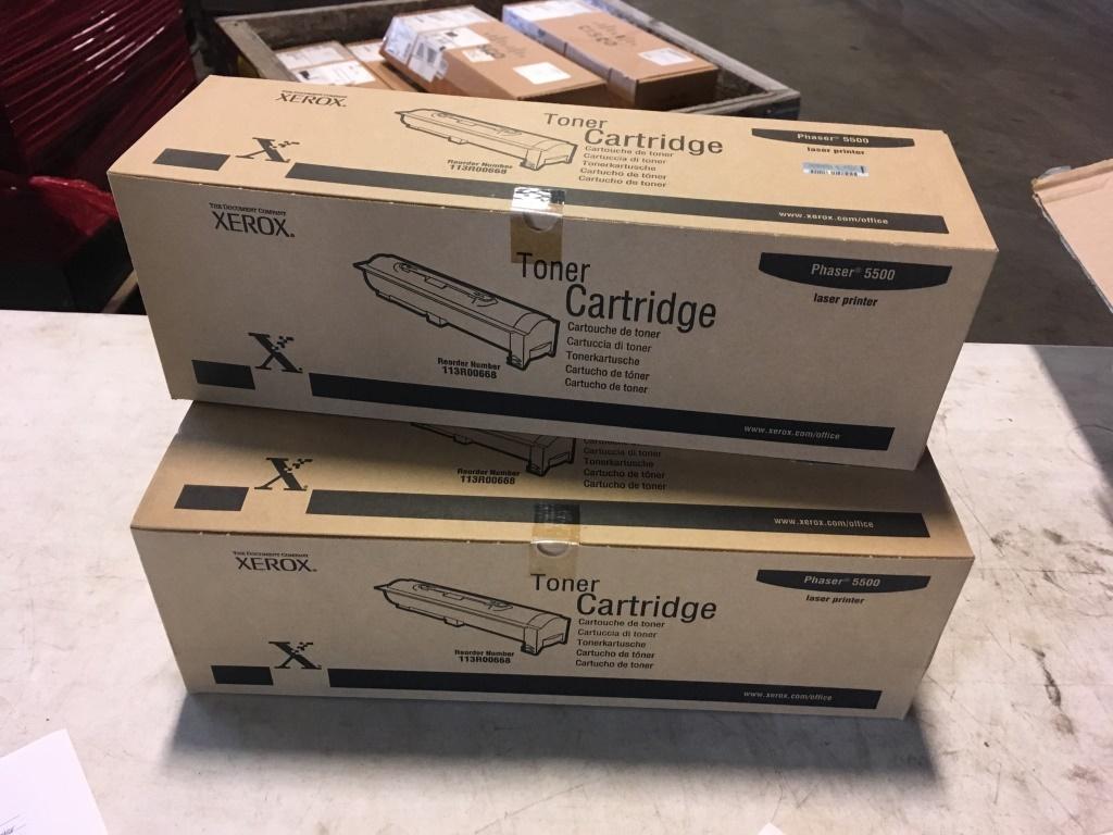 Xerox Toner Cartridges, Qty 3