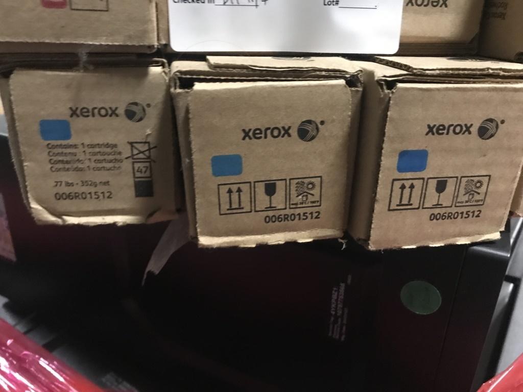 Xerox Colored Toner Cartridges, Qty 8