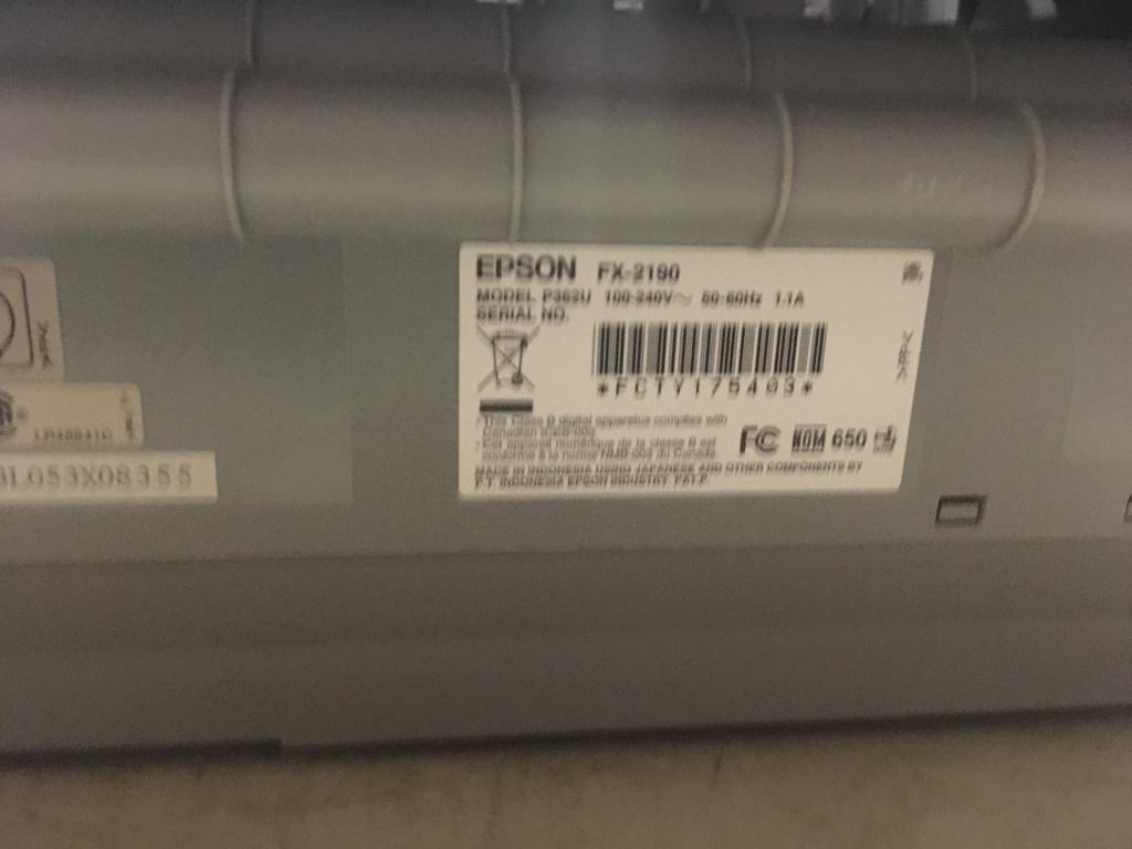 Epson FX-2190 Impact Printer