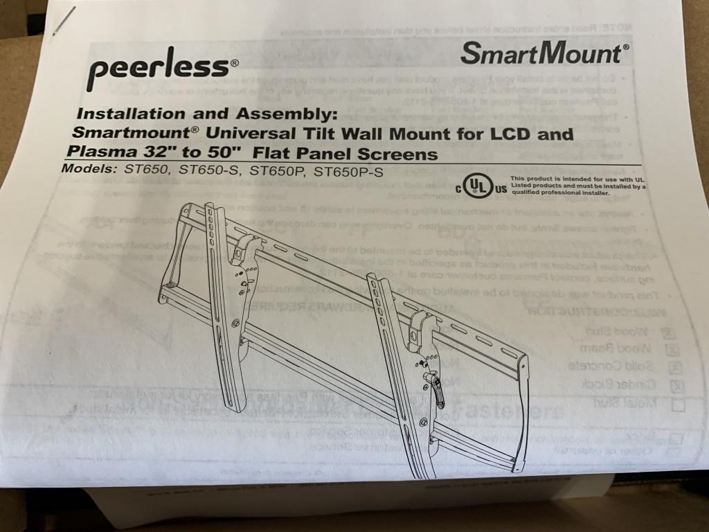 Peerless Universal Tilt Wall Mount