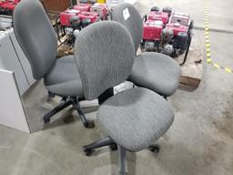 Rolling Office Chairs Qty 4