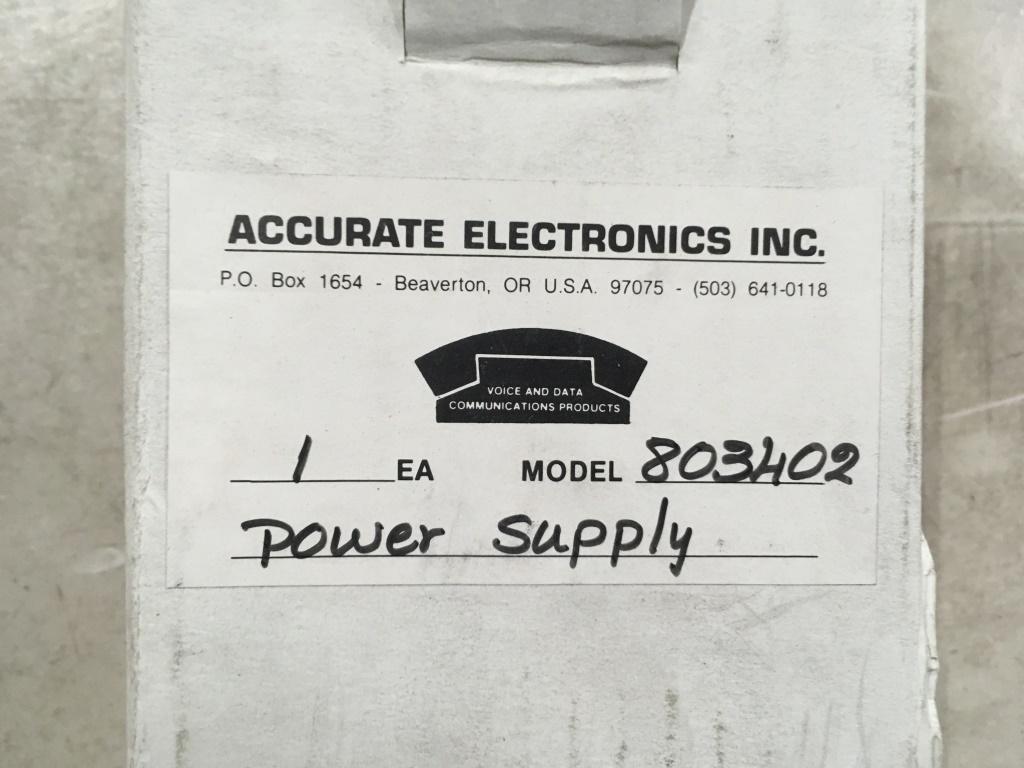 Accurate Electronics Power Supply Units