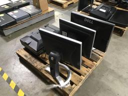 Dell Computer Monitors Qty 5