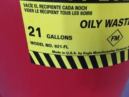 Eagle 21 Gal Oily Waste Can