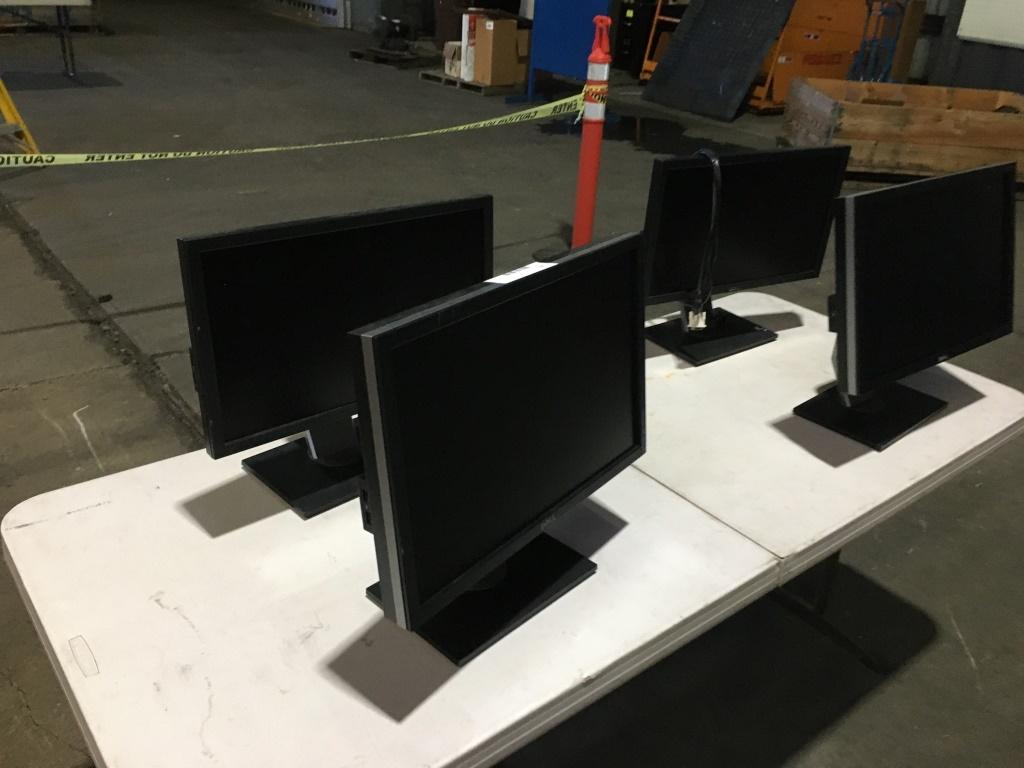 Dell Computer Monitors Qty 4