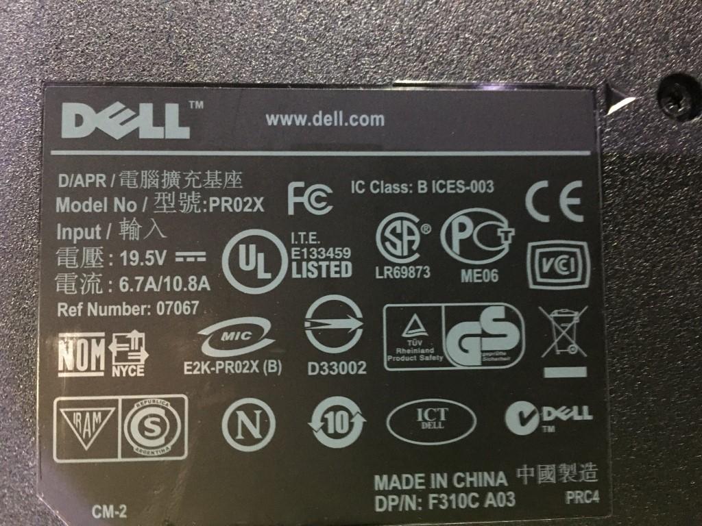 Dell PRO2X Laptop Docking Stations