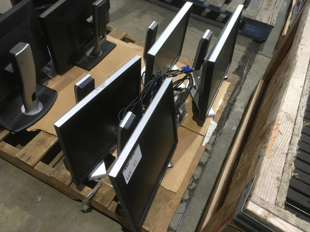 Dell Monitors, Qty. 4