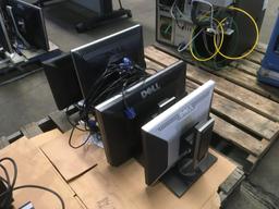 Dell Monitors, Qty. 4